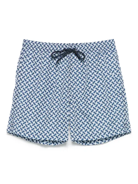 Drumohr shorts de playa con monograma