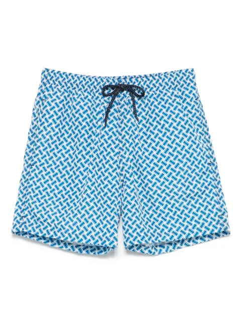Drumohr monogram-pattern swim shorts