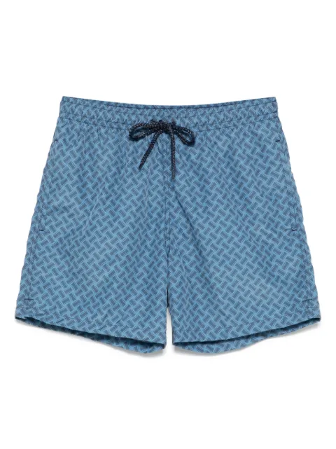 Drumohr shorts de playa con monograma
