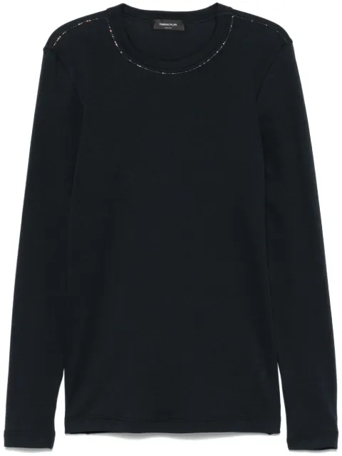 Fabiana Filippi filo diamante-detail T-shirt