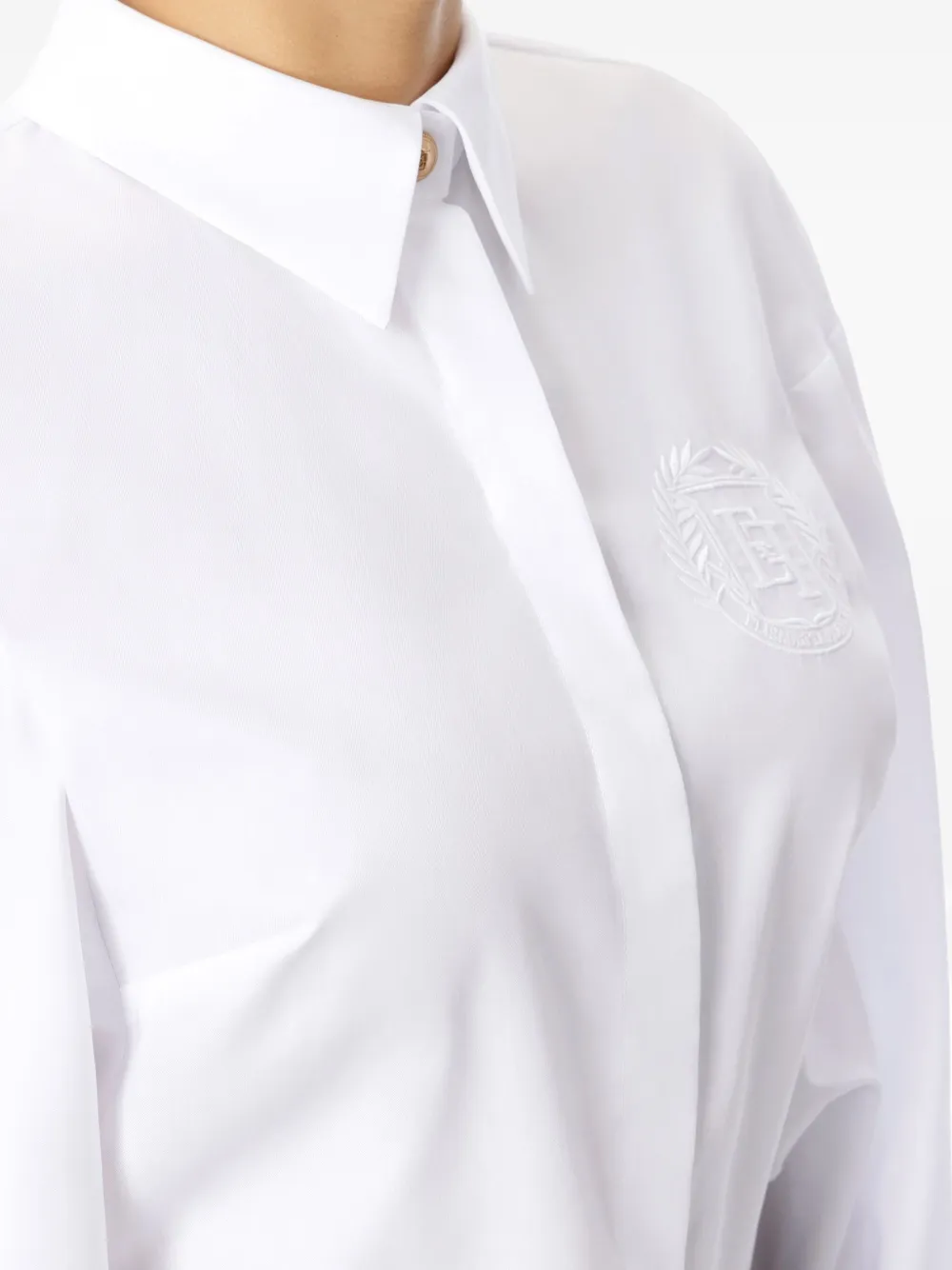 Elisabetta Franchi Blouse met borduurwerk Wit