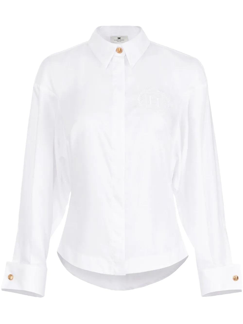 Elisabetta Franchi Blouse met borduurwerk Wit