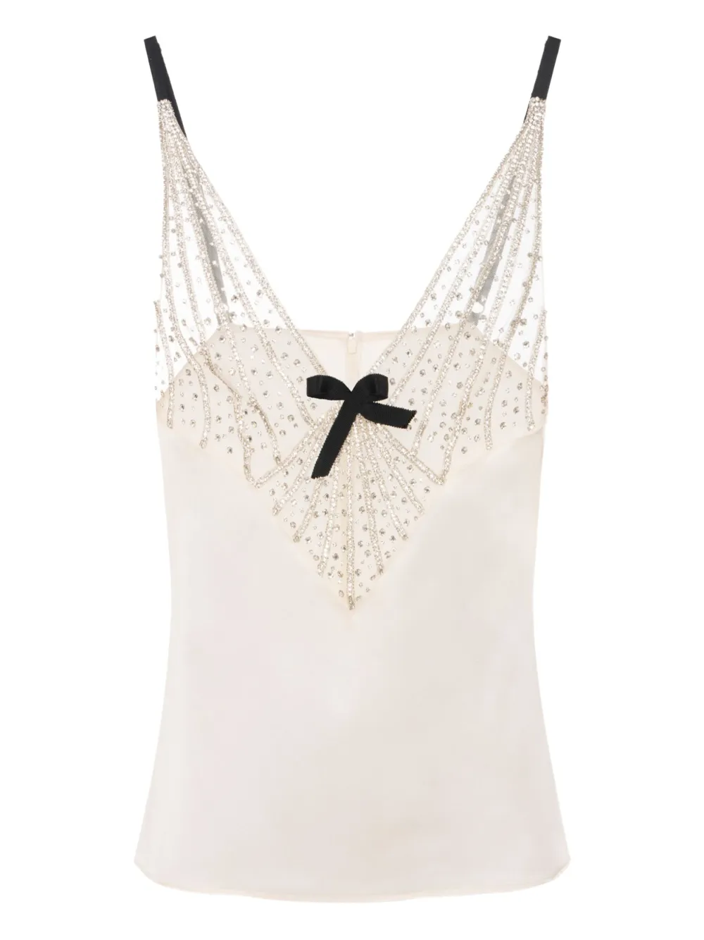 crystal-embellished top