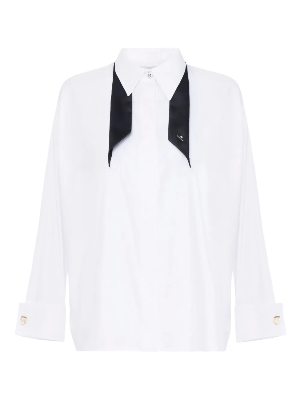 Elisabetta Franchi camisa de popelina | blanco | Image 1