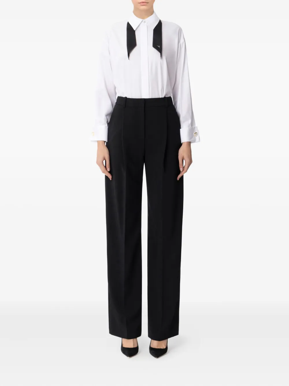 Elisabetta Franchi poplin shirt - Wit