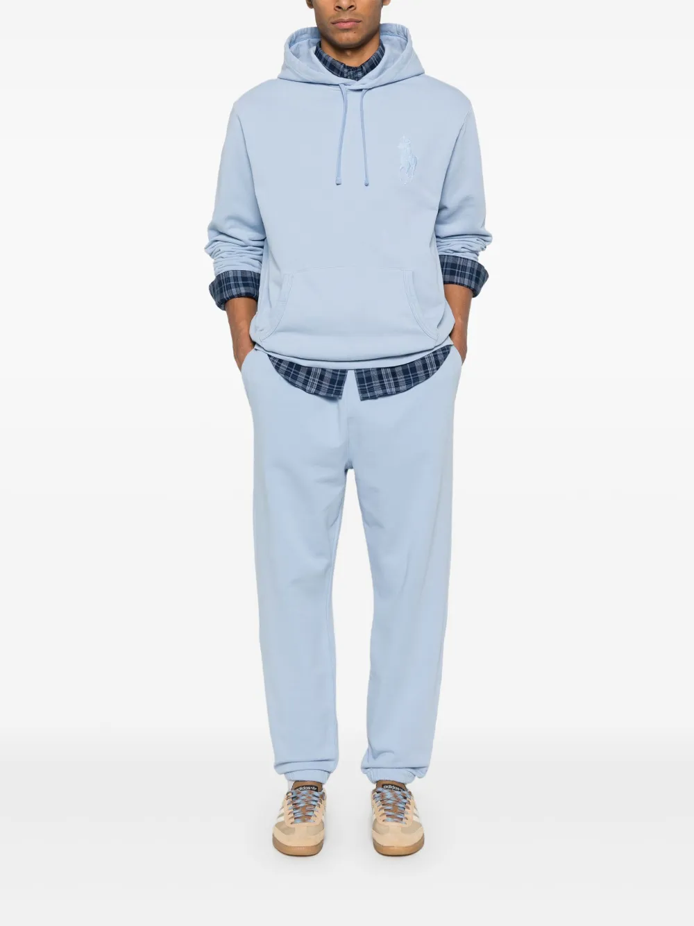 Polo Ralph Lauren cotton track pants - Blauw