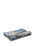 Filson elk-jacquard blanket (200cm x 100cm) - Blue