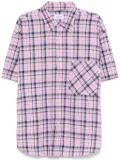 AMISH checked shirt - Pink