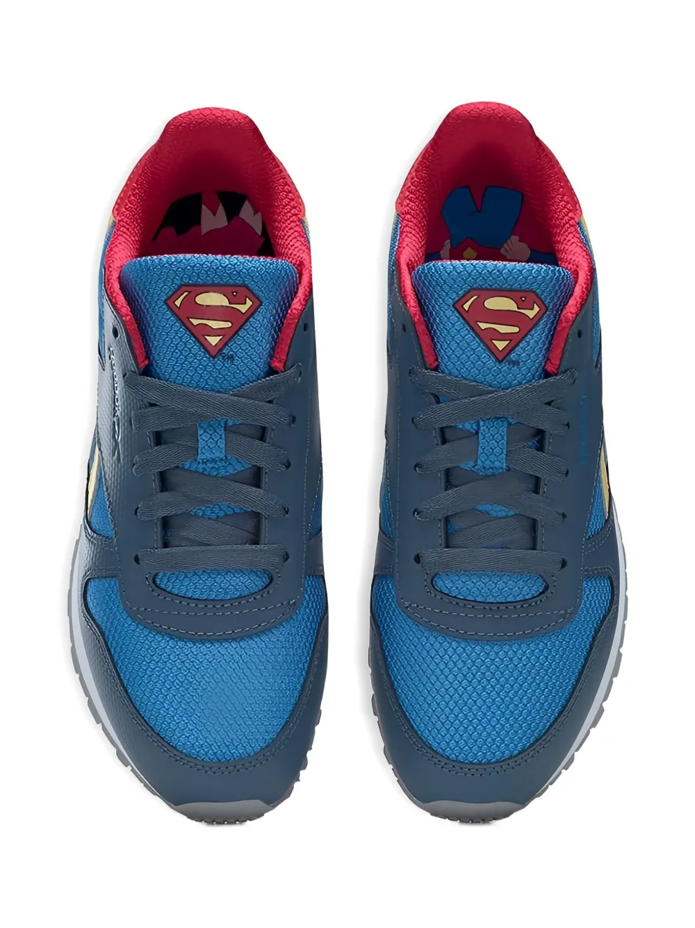 Reebok Kids x DC Comics Classic Leather "Superboy" sneakers Blue