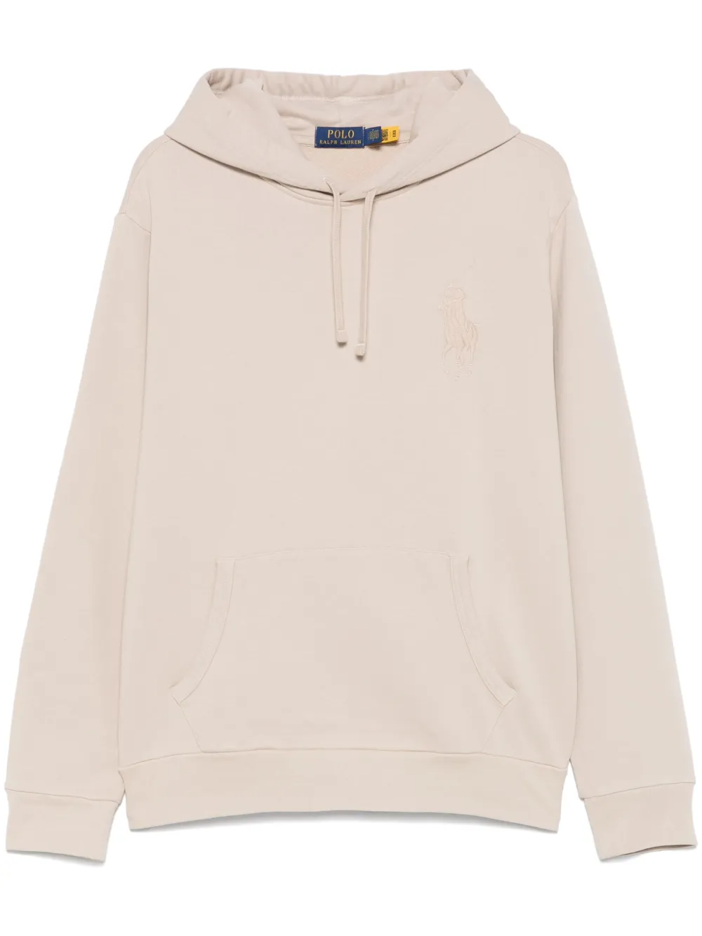 Polo Ralph Lauren Hoodie met Polo Pony-borduurwerk Beige