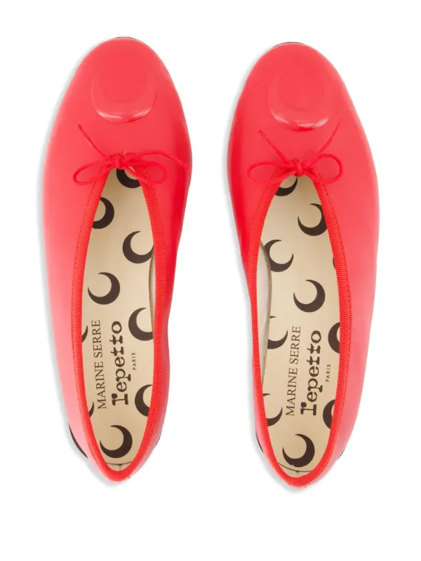 Marine Serre Lilouh Ballet Flats | Red | FARFETCH GE