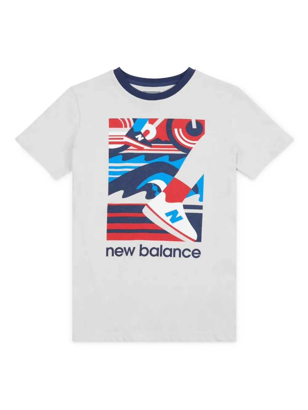 New Balance Kids グラフィック Tシャツ - グレー New Balance Kids グラフィック Tシャツ - グレー