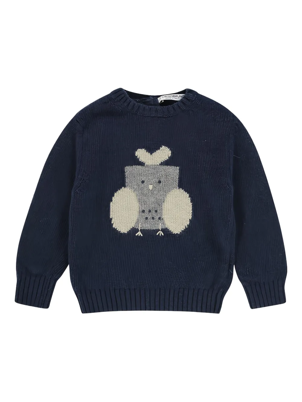 L'ORSOBRUNO suéter con cuello redondo | azul | Image 1