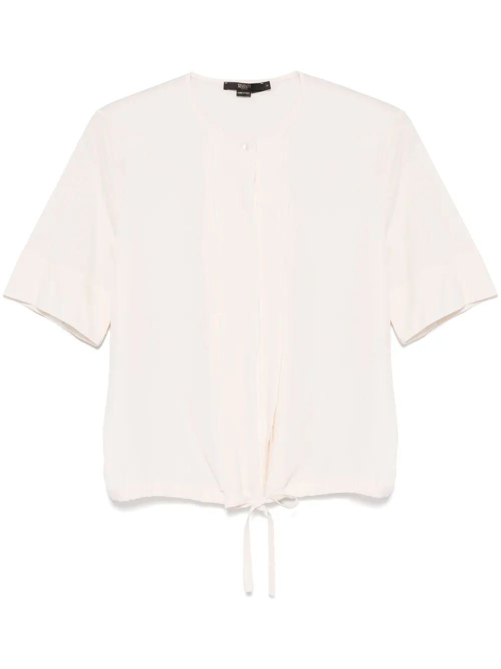 Seventy pleat-detailed shirt | Neutrals | Image 1