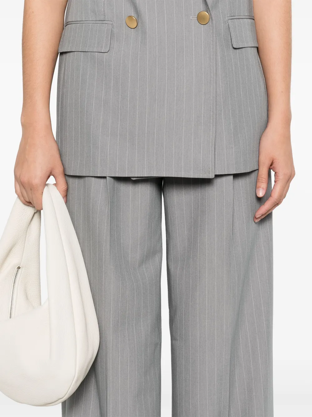 Tagliatore P-Ebony pantalon Grijs