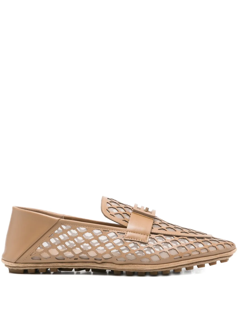 FENDI Baguette loafers - Marrone