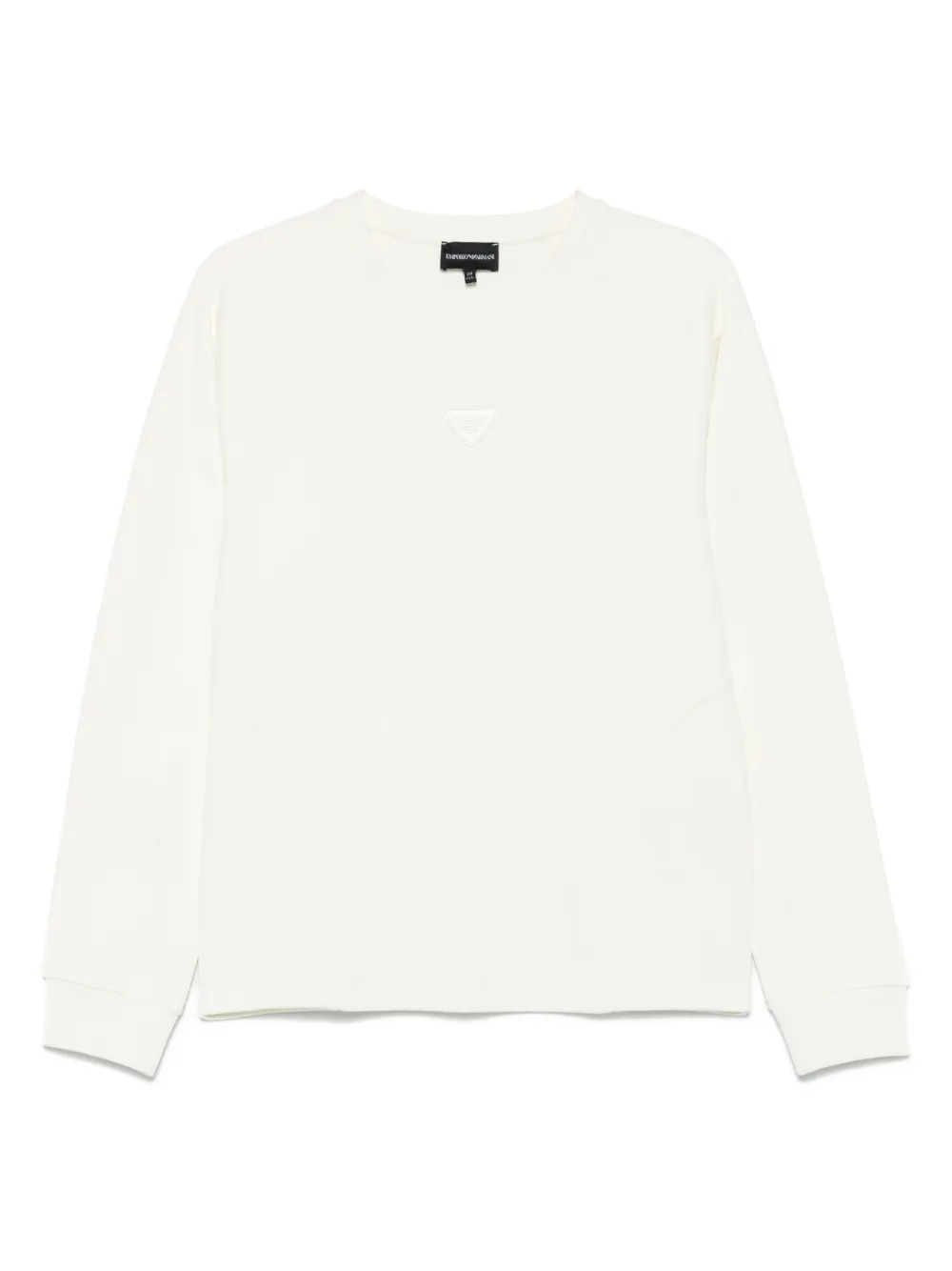 Image 1 of Emporio Armani Kids logo-embroidered sweatshirt