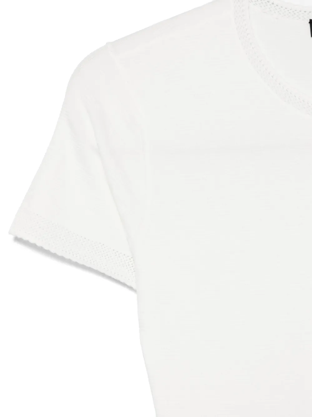 Emporio Armani Kids Jurk met logo-jacquard Wit