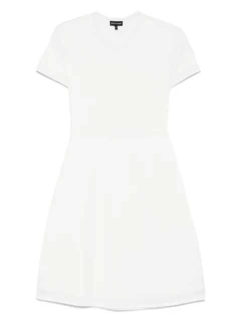 Emporio Armani Kids logo-jacquard dress