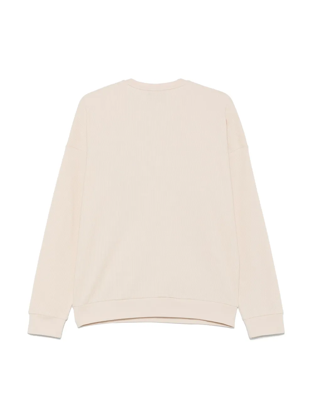 Emporio Armani Kids logo-patch sweatshirt - Beige