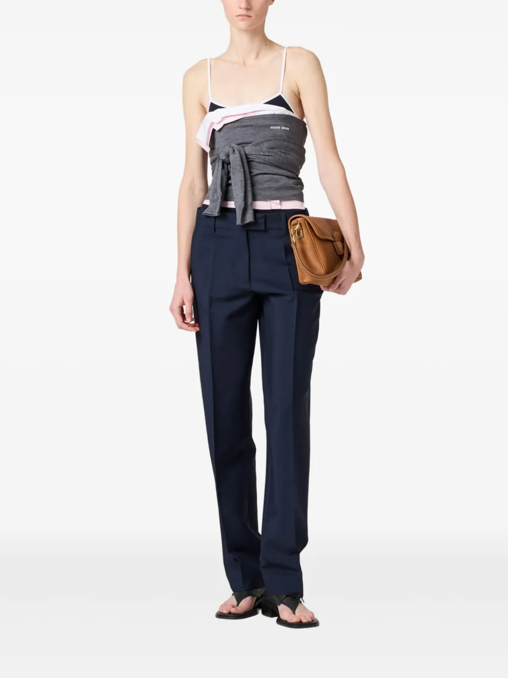 Miu Miu Pantalon - Blauw