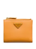 Prada small Saffiano wallet - Orange