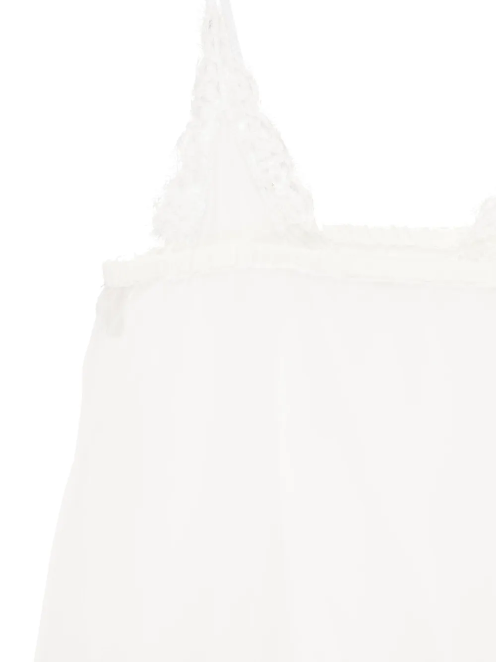 Kiki de Montparnasse Tetine hemd met kant Beige