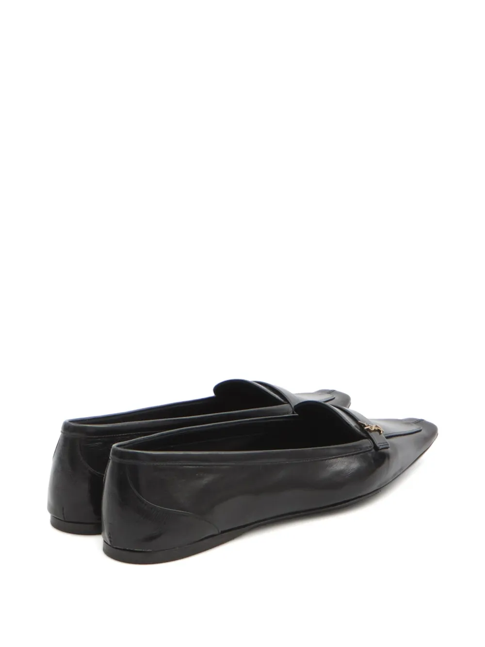 Saint Laurent Poppy ballerina's Zwart