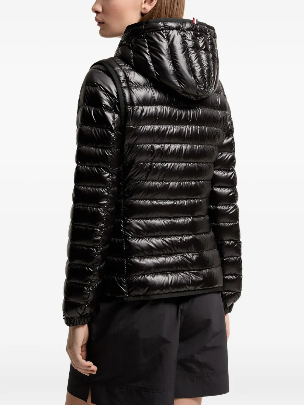 Moncler Grenoble Karura gewatteerd jack met capuchon Zwart