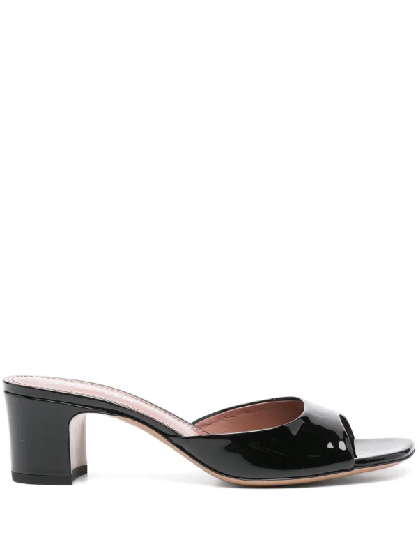 Paris Texas Patent-leather Sandals in Black