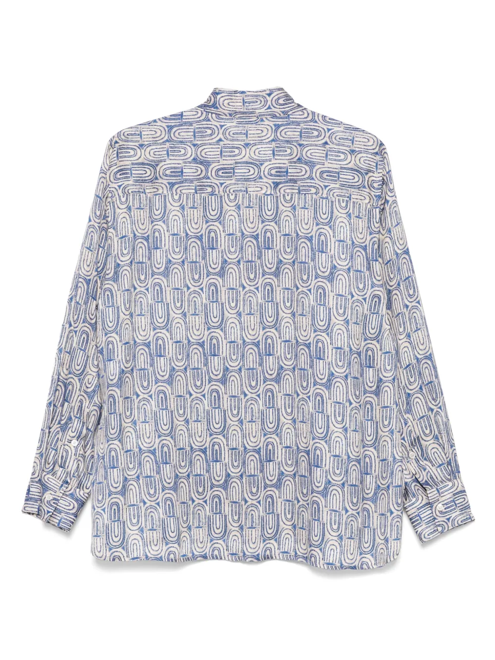 Seventy printed shirt - Blauw