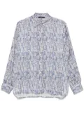 Seventy printed shirt - Blue