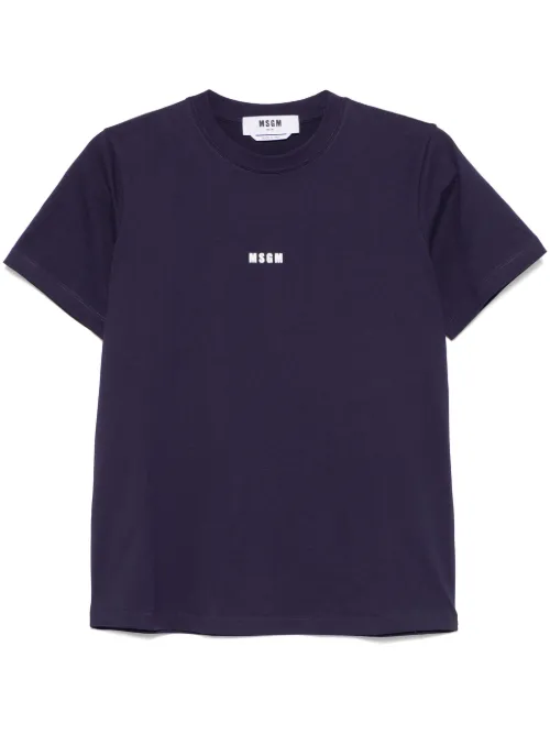 T-shirt à logo imprimé - MSGM - Modalova