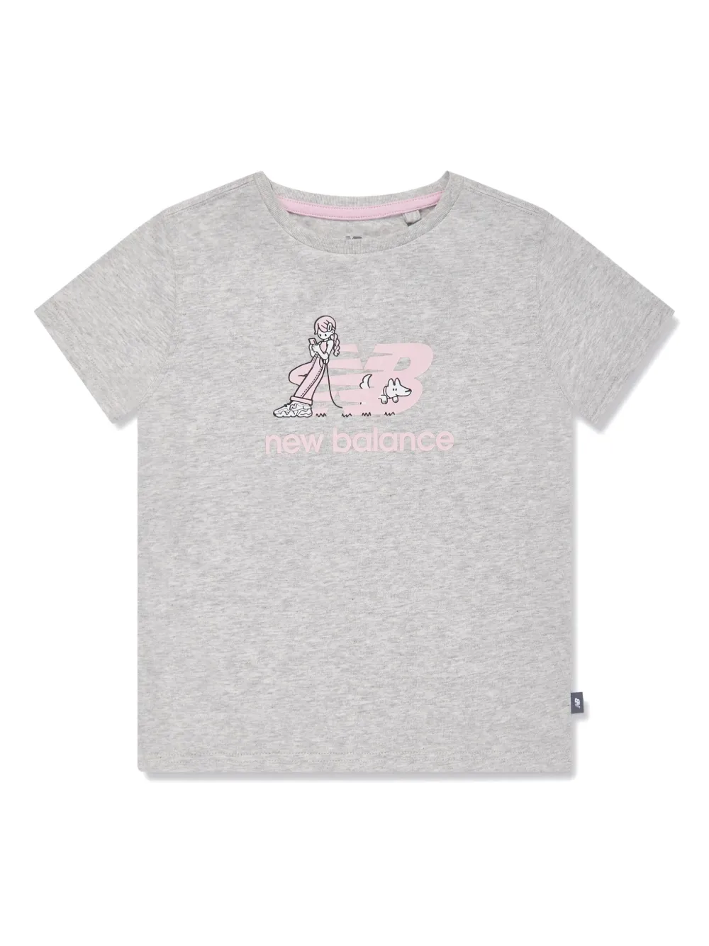 New Balance Kids ロゴ Tシャツ - グレー New Balance Kids ロゴ Tシャツ - グレー
