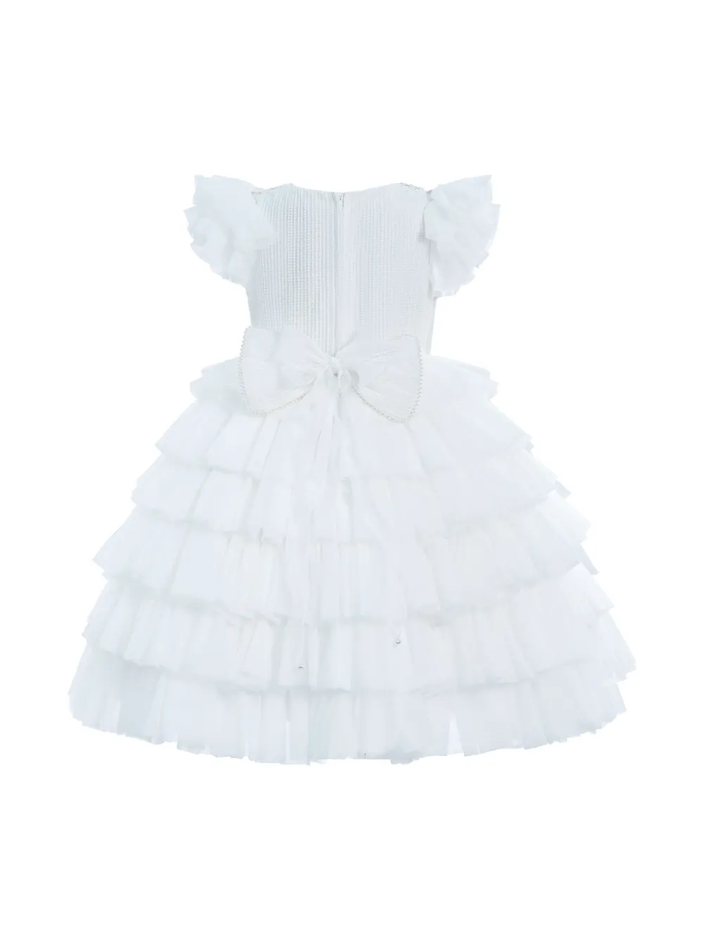 Tulleen Elrose dress - Wit