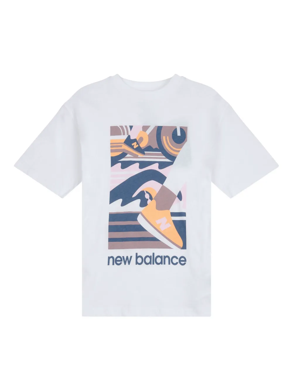 New Balance Kids グラフィック Tシャツ - ホワイト New Balance Kids グラフィック Tシャツ - ホワイト