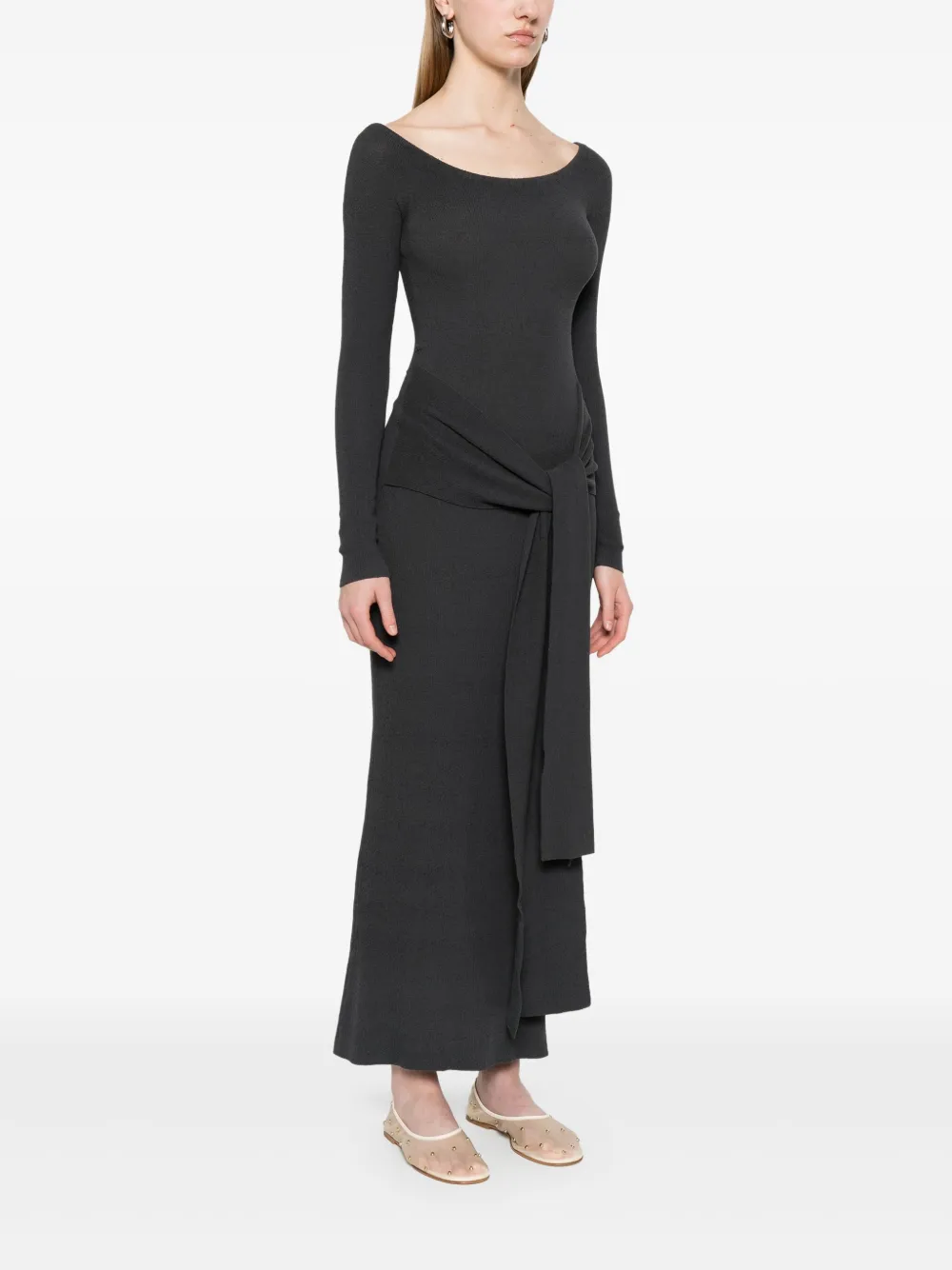 Shop Aya Muse Knitted Maxi Dress