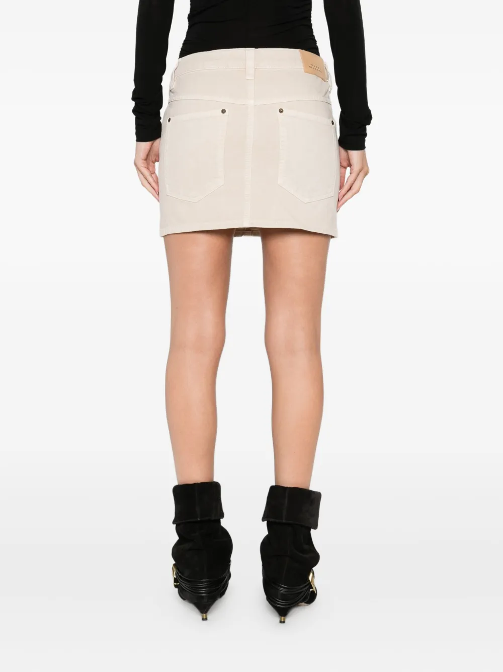 ISABEL MARANT Paulina mini skirt Beige
