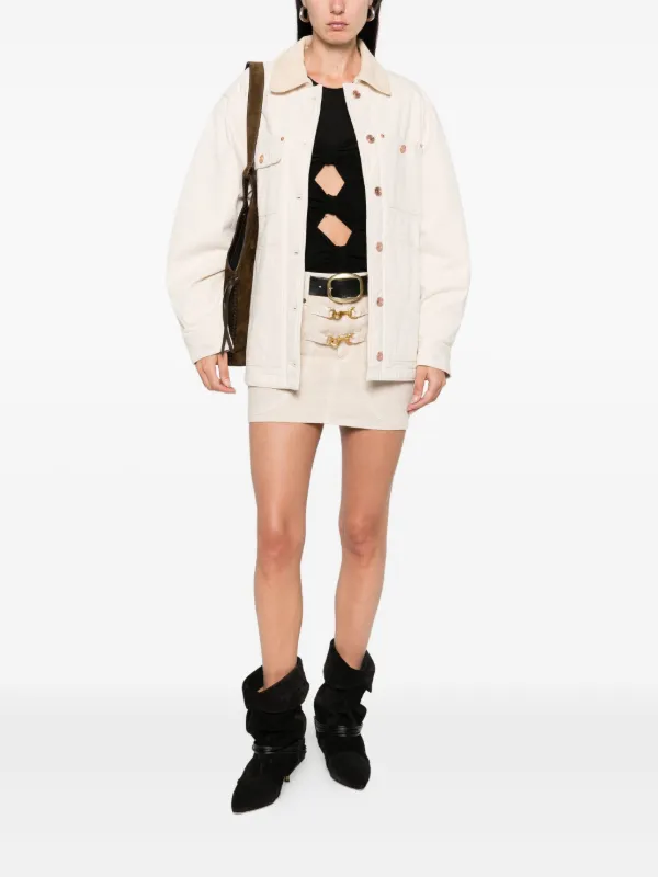 ISABEL MARANT Ninon Cotton Jacket | Neutrals | FARFETCH