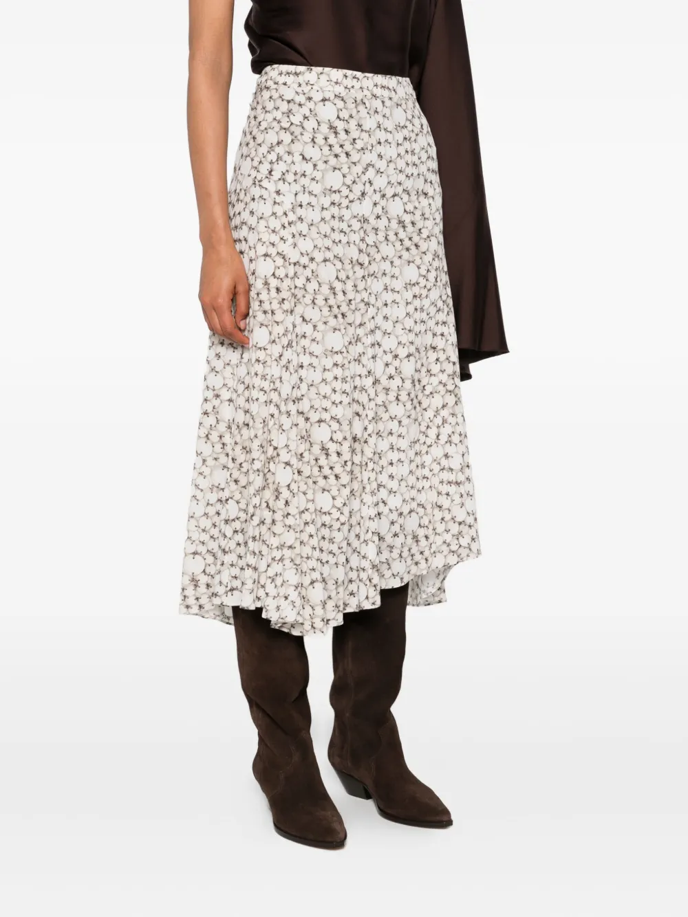 ISABEL MARANT Hortensia midi-rok Wit