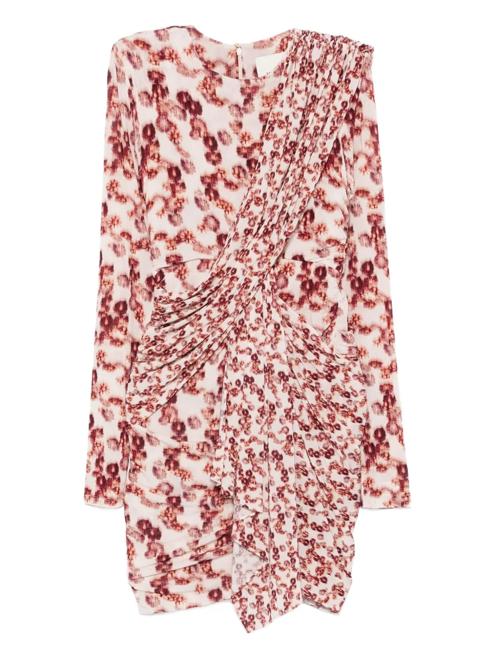 ISABEL MARANT Georgia printed mini dress Roze