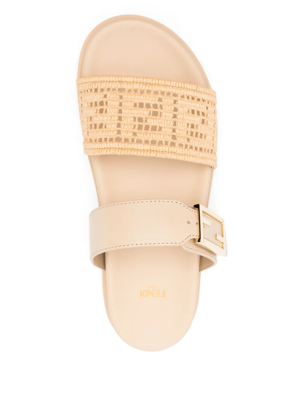 FENDI Feel sandals Neutrals