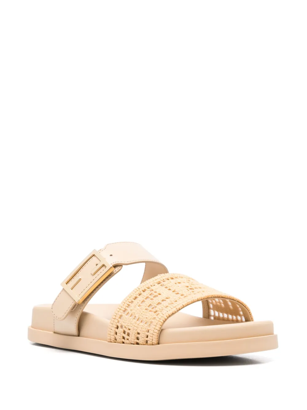 FENDI Feel sandals Neutrals