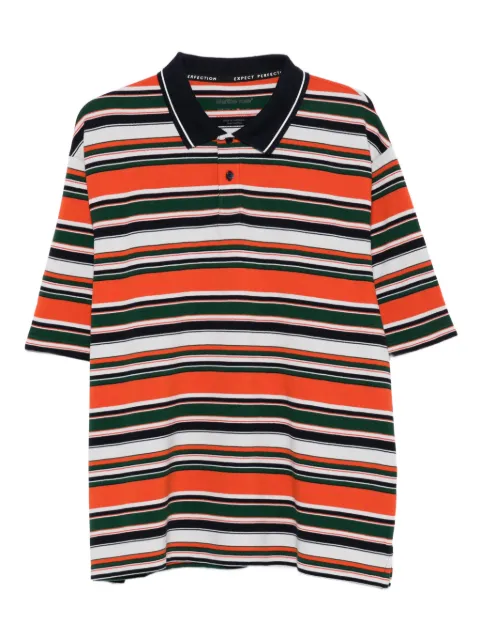 Martine Rose stripe logo polo shirt