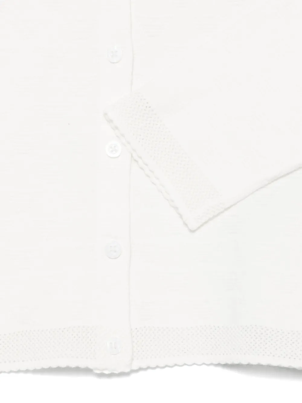 Emporio Armani Kids Vest met ceintuur Wit