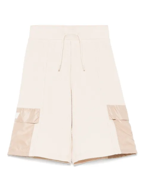 Emporio Armani Kids logo-patch cargo shorts