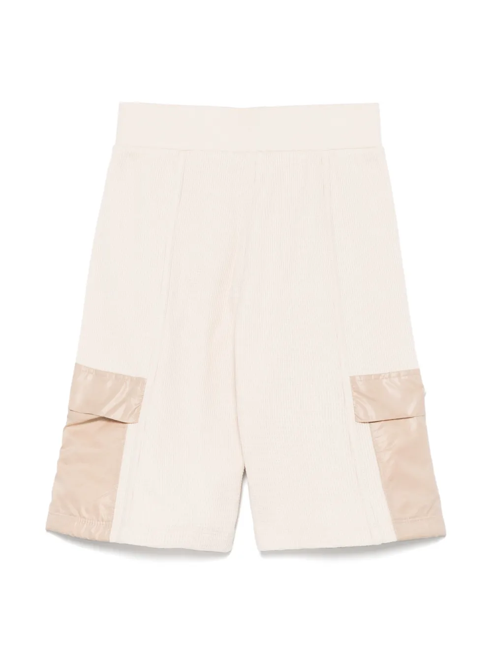 Emporio Armani Kids logo-patch cargo shorts - Beige