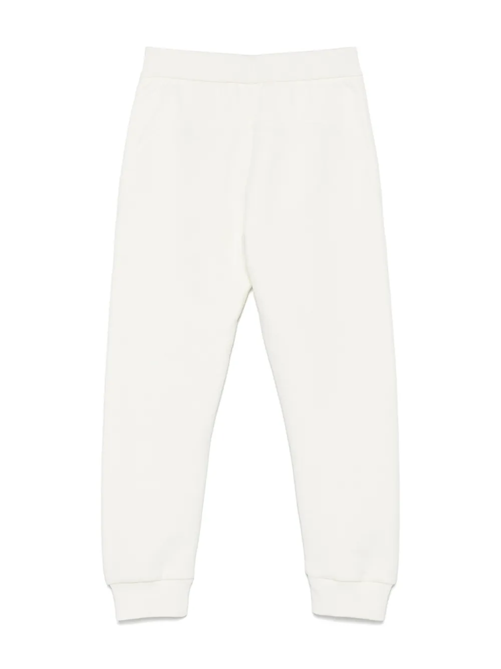 Emporio Armani Kids logo-embroidered track pants - Wit