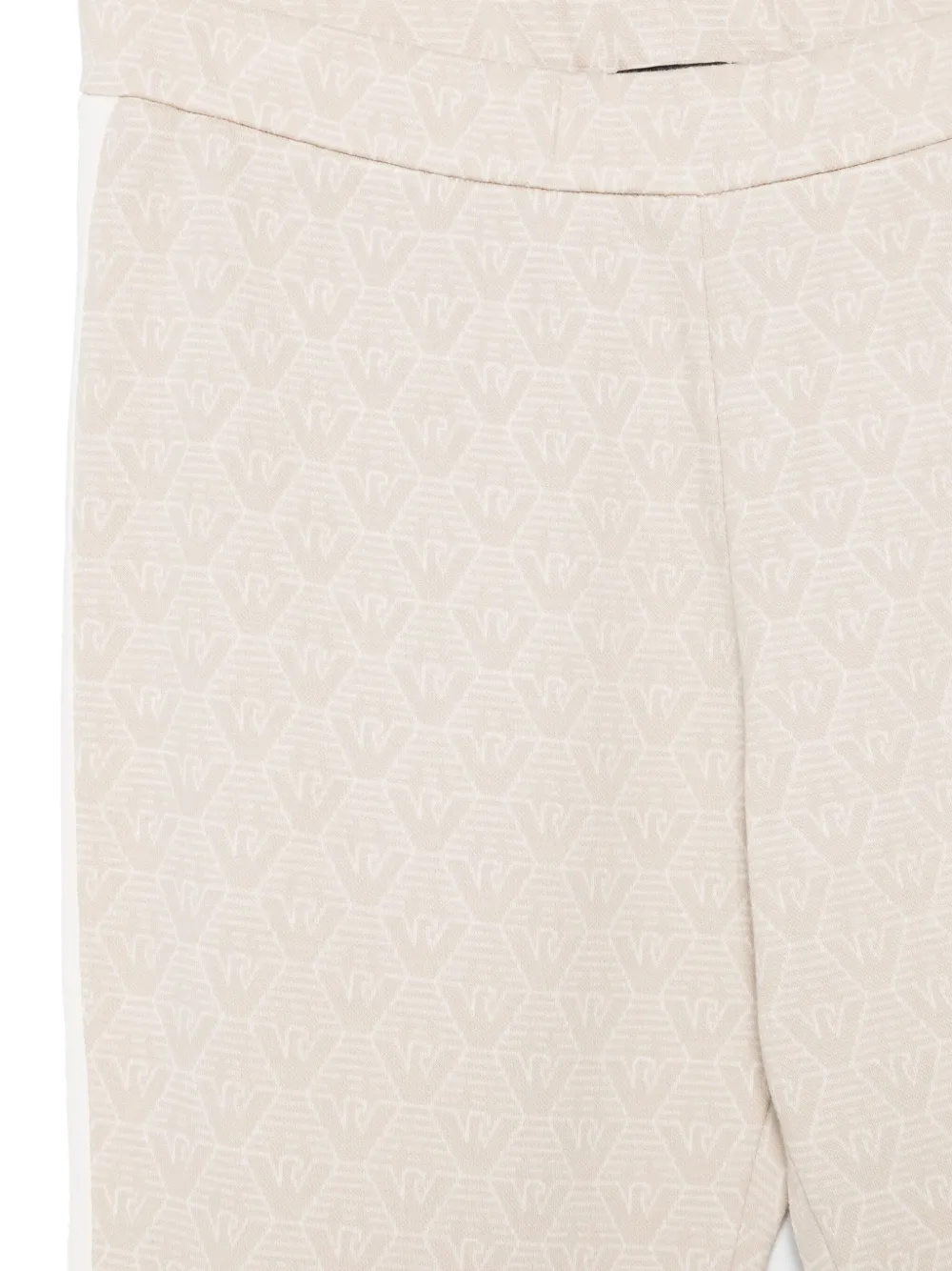 Emporio Armani Kids Broek met wijde pijpen Beige