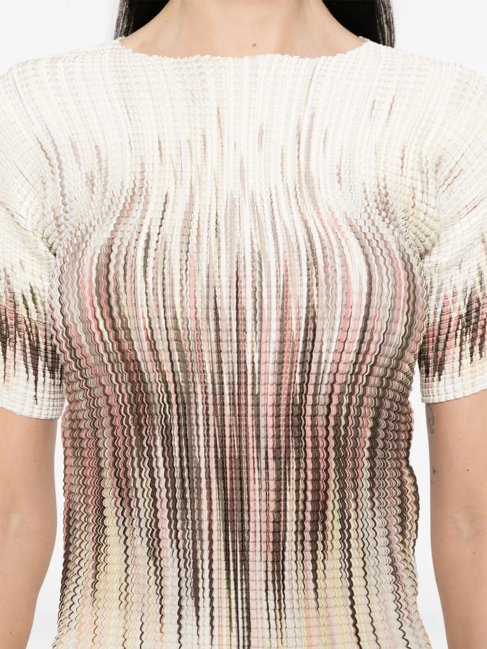 Herno Seersucker T-shirt Beige
